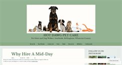 Desktop Screenshot of hotdawgpetcare.com